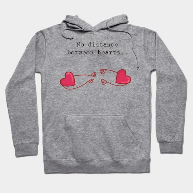 No Difference Between Hearts Hoodie by HeartFavoriteDesigns